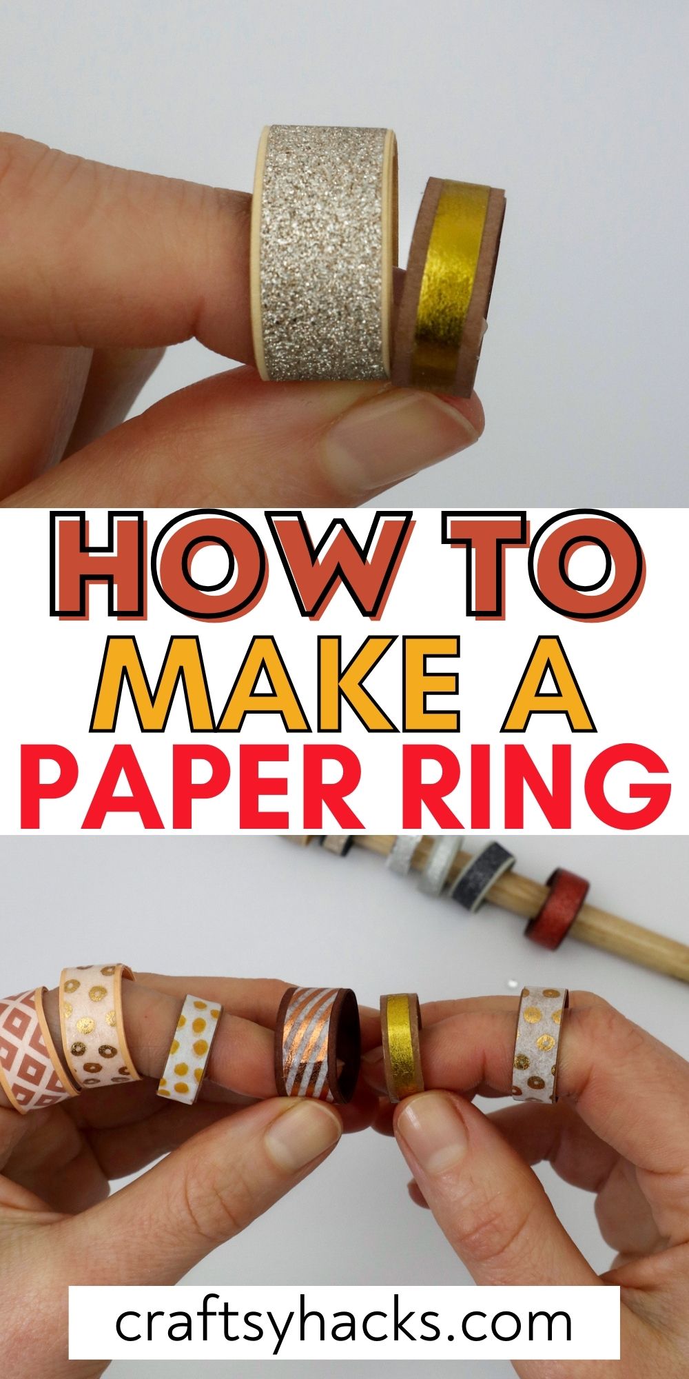 how to make a paper ring