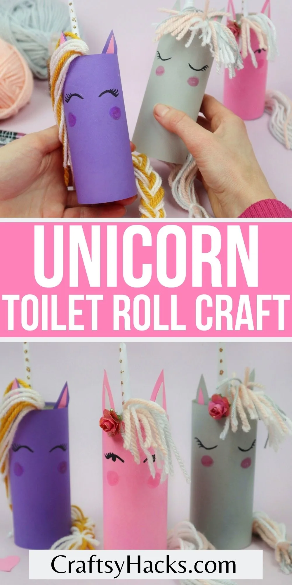 unicorn toilet roll crafts