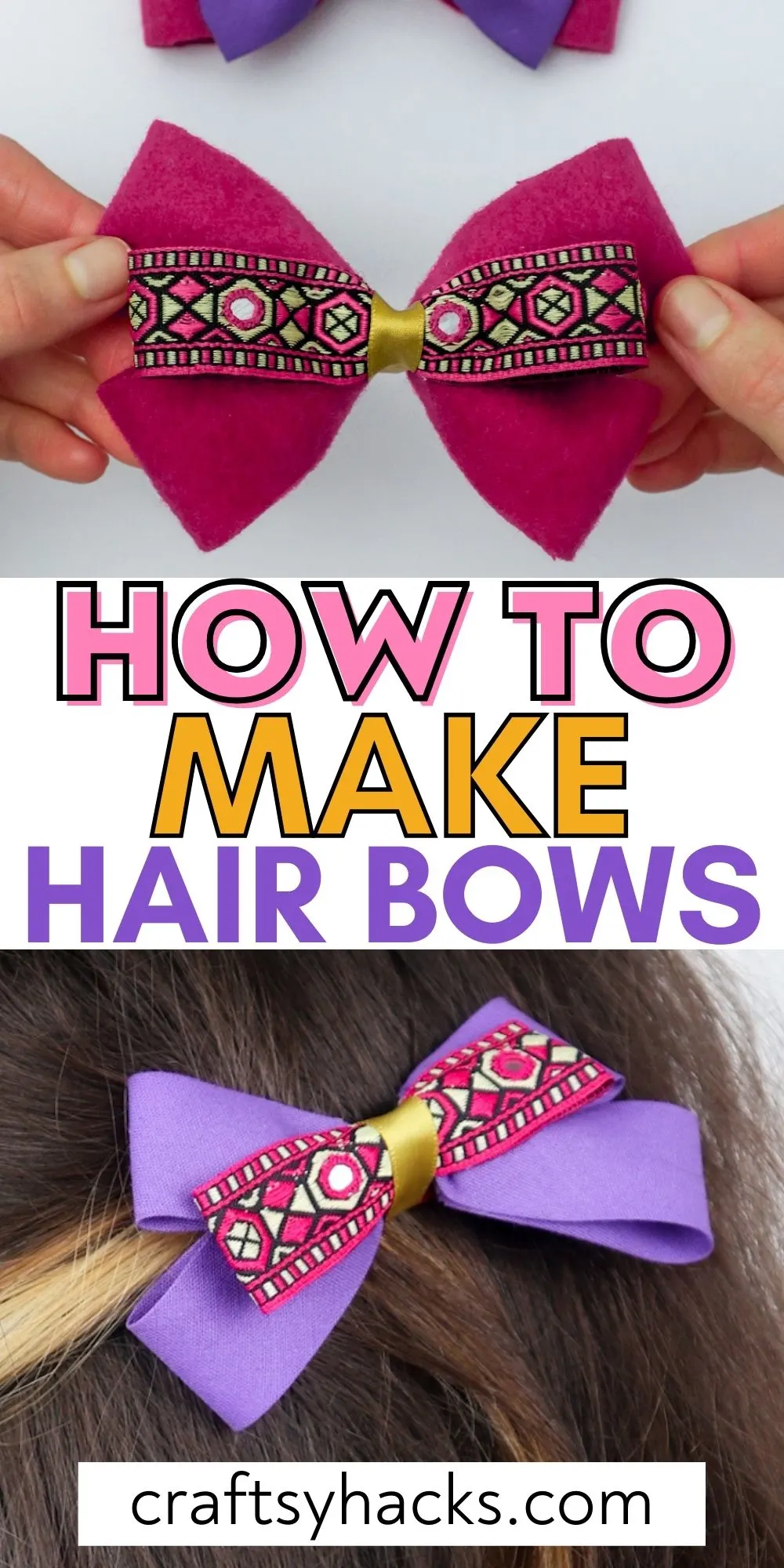 how to make hair bows