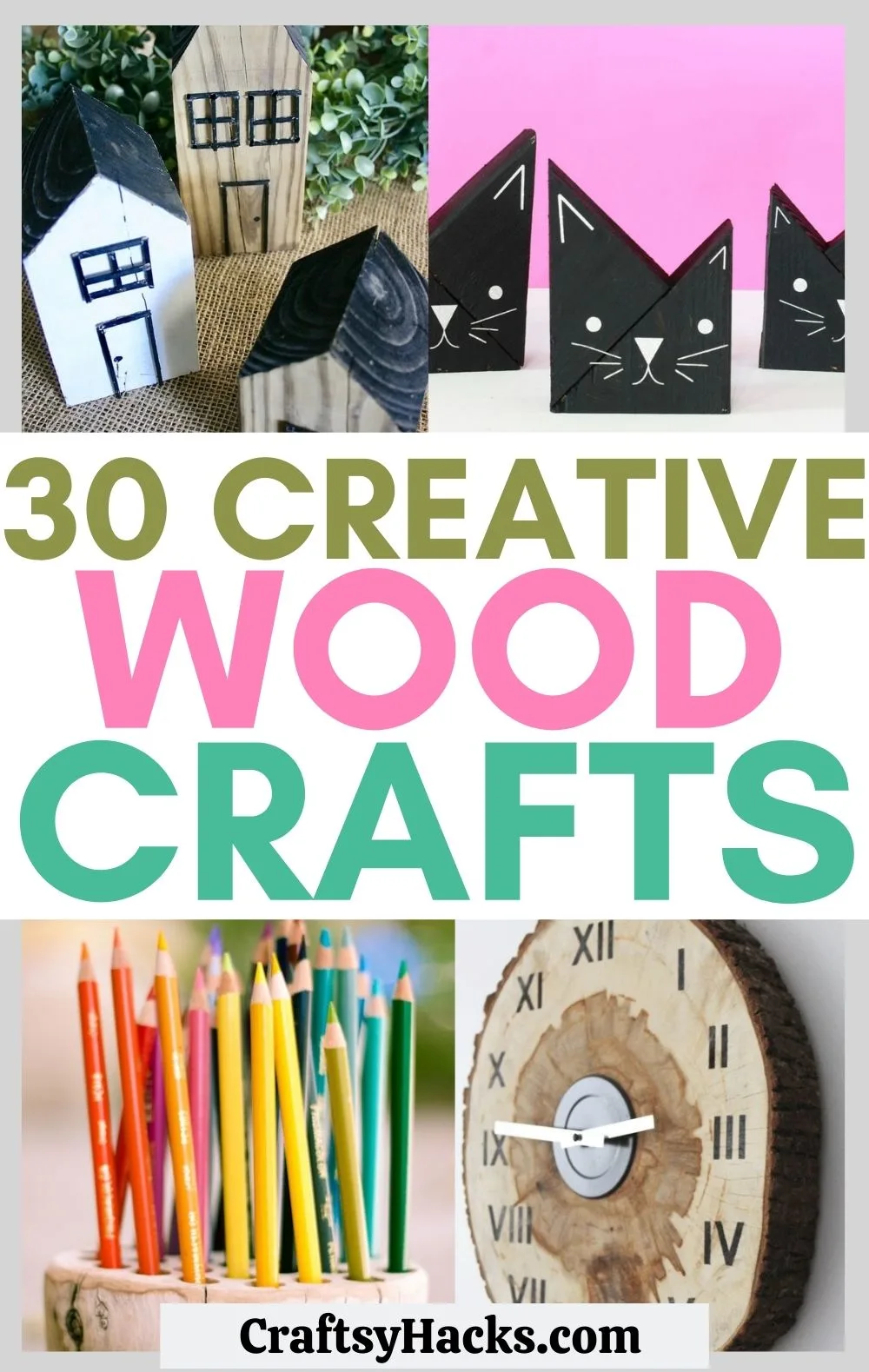 25 Best Christmas Wood Crafts - DIY Holiday Wood Projects and Ideas