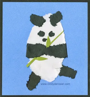 Torn Paper Panda