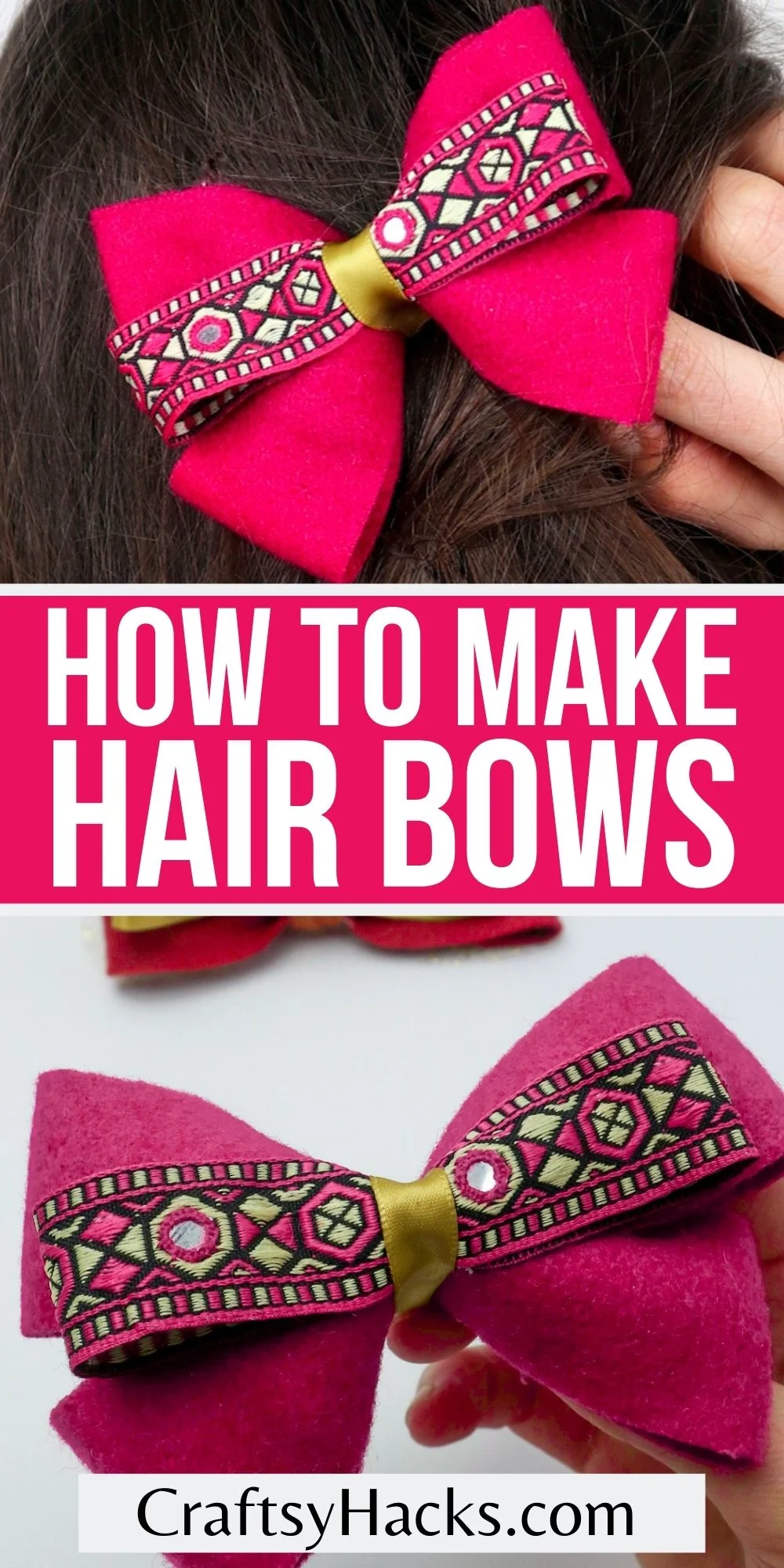 how to make hair bows