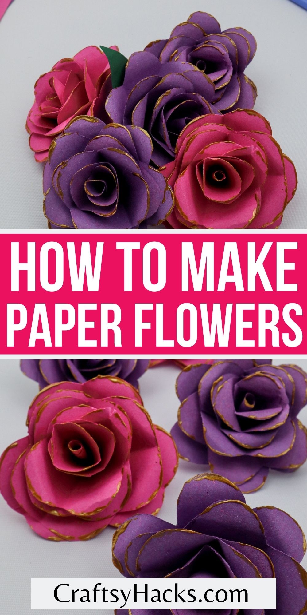 how to make paper flowers