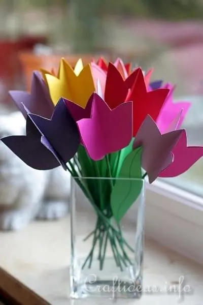 Paper Tulip Bouquet