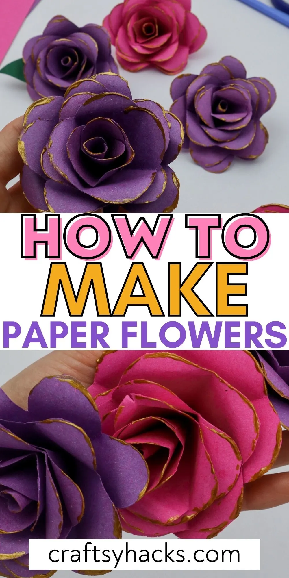 how to make paper flowers