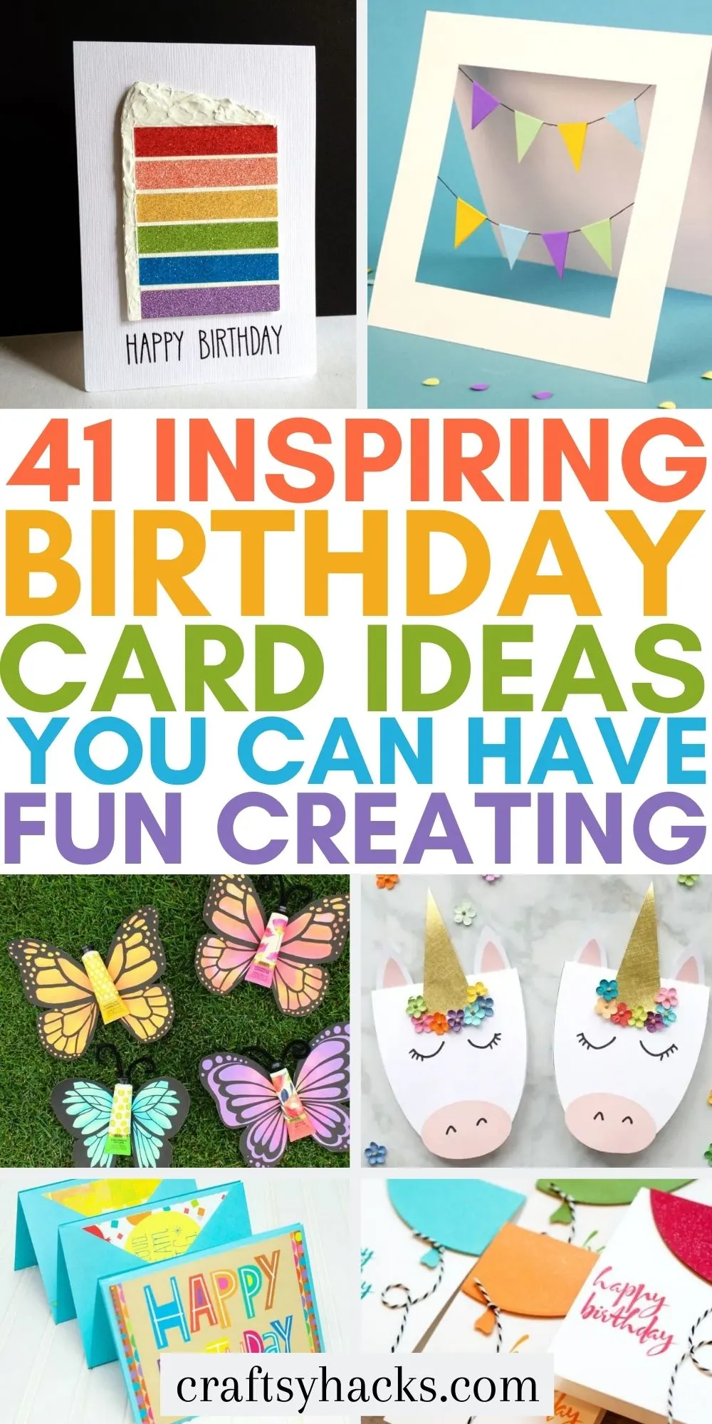 41 DIY Birthday Card Ideas That Look Awesome - Craftsy Hacks