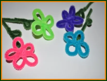 Flower Pipe Cleaner Craft
