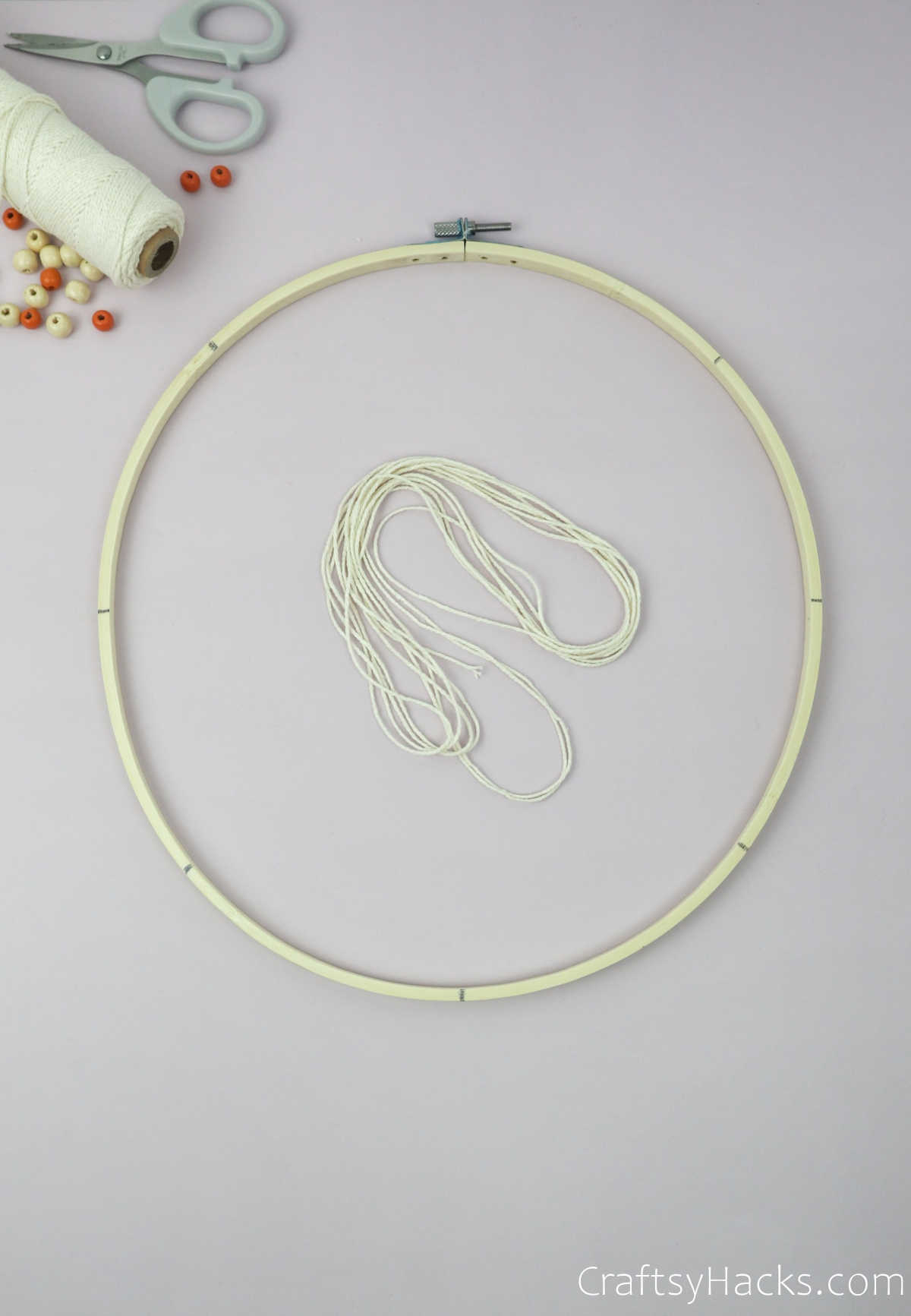 bundle on string in hoop