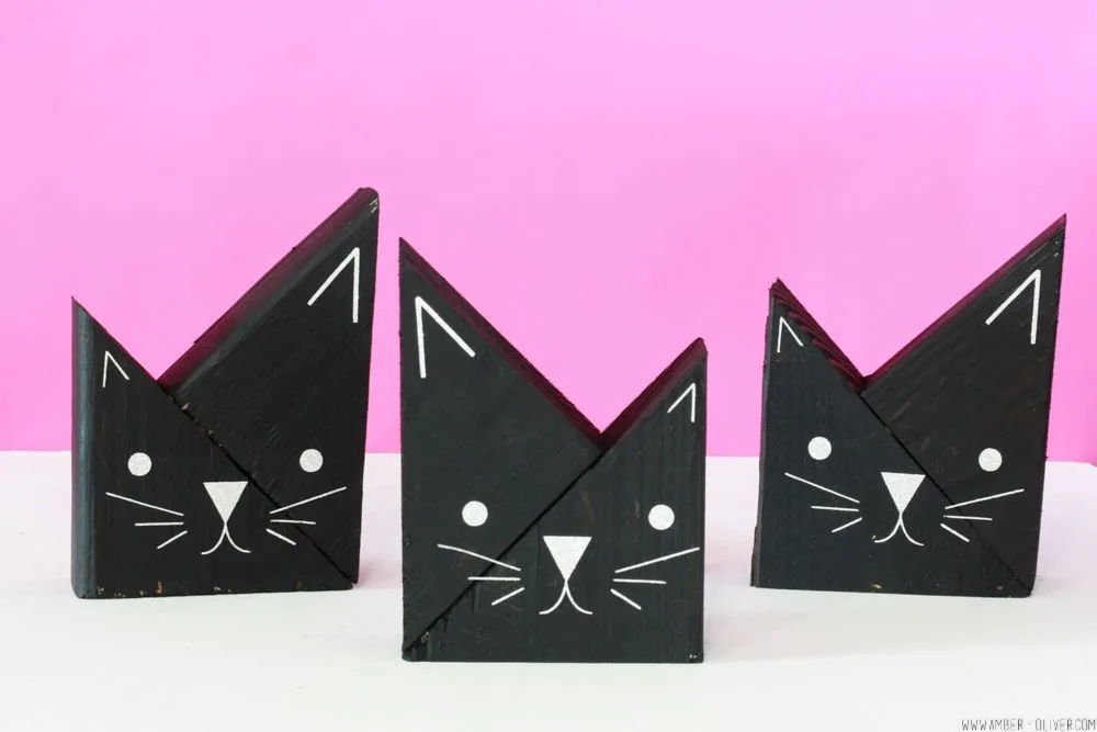 DIY Wooden Cats