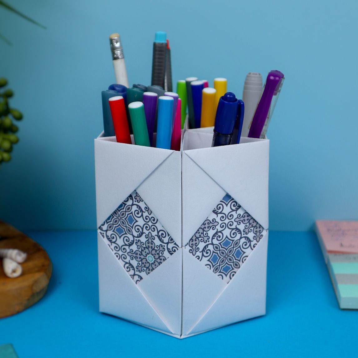 Pencil Holder - How to DIY, Free Pattern & Tutorial