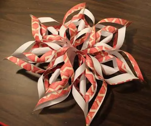 3D Paper Snowflake