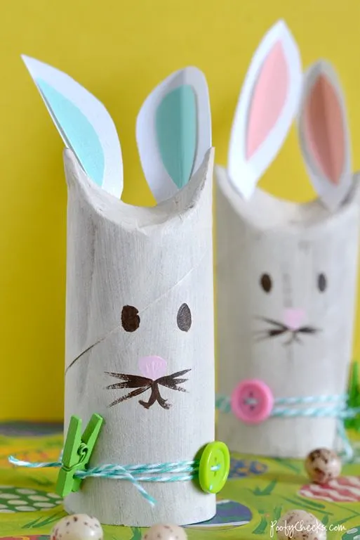 Toilet Paper Roll Bunnies