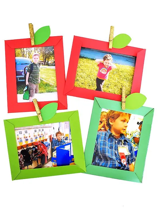 Apple Paper Photo Frames