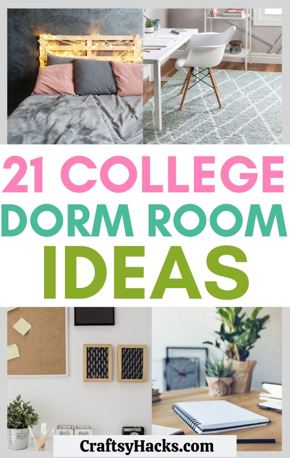 21 Genius College Dorm Room Ideas - Craftsy Hacks