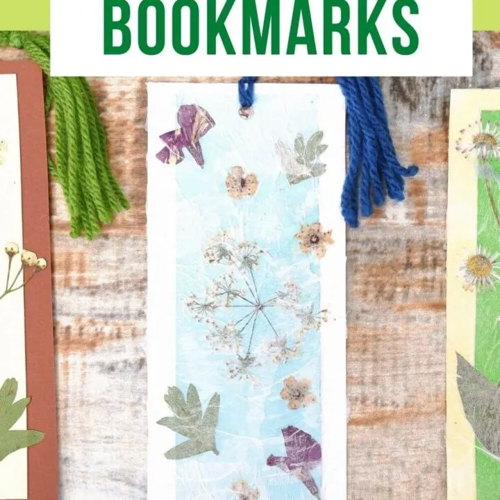 Pressed Flower Bookmarks