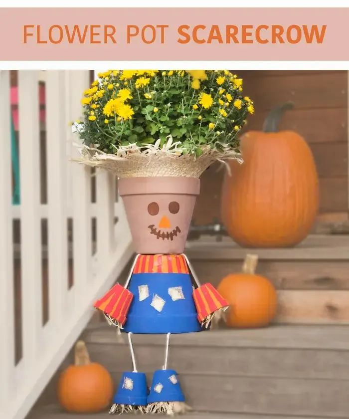 Terracotta Pots Scarecrow
