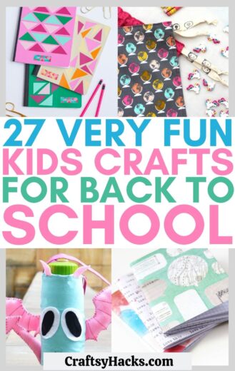 27 Back to School Crafts That Are Crazy Fun to Make - Craftsy Hacks