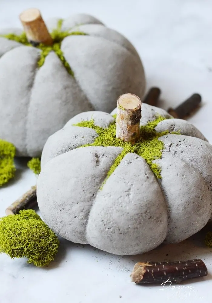 Concrete Pumpkins