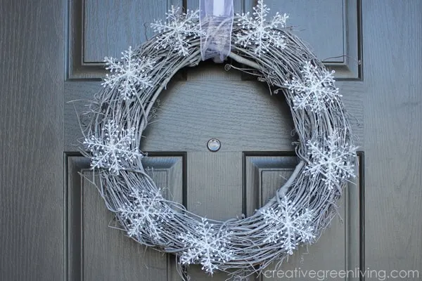 Snowy Winter Wreath
