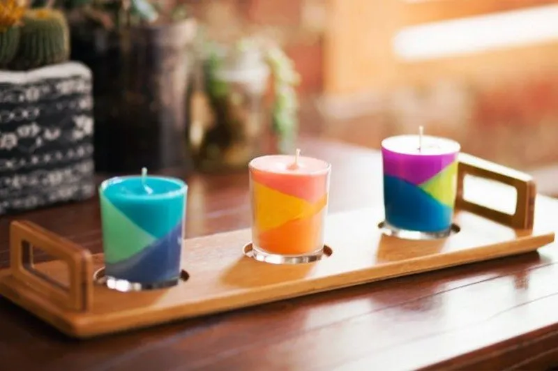 DIY Candles from Crayons