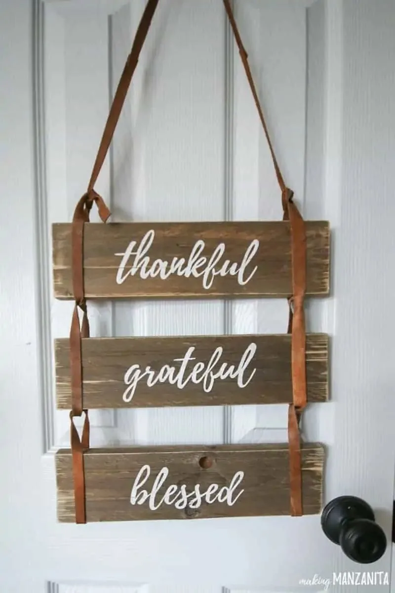 Thankful Wood Pallet Sign