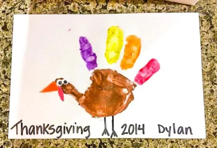 Turkey Handprint Crafts