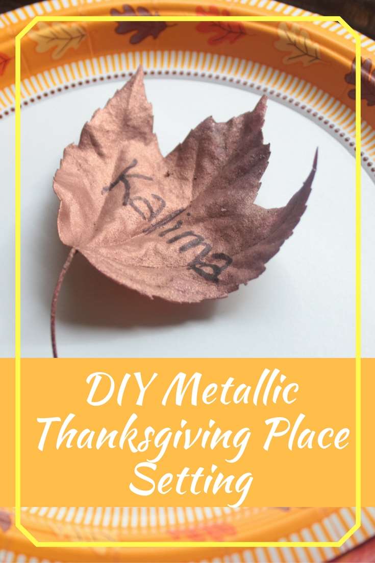 DIY Thanksgiving Place Settings