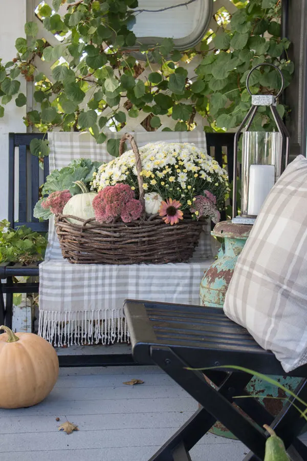 Fall Basket Display