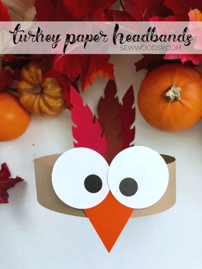 Turkey Paper Headbands