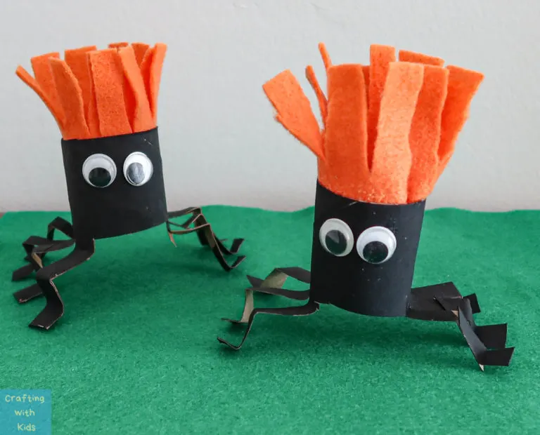 DIY Toilet Paper Roll Spiders