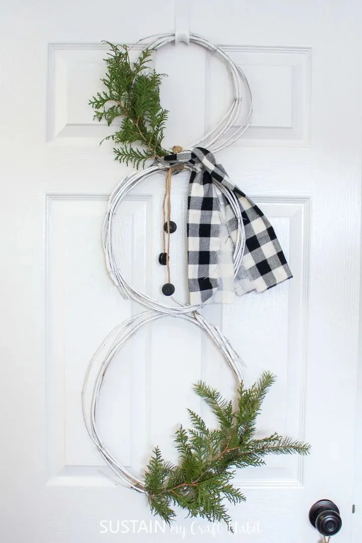 Snowman Wreath