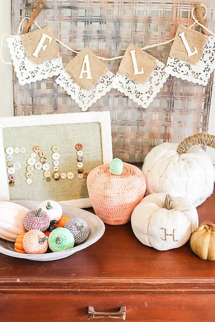 Twine Pumpkins