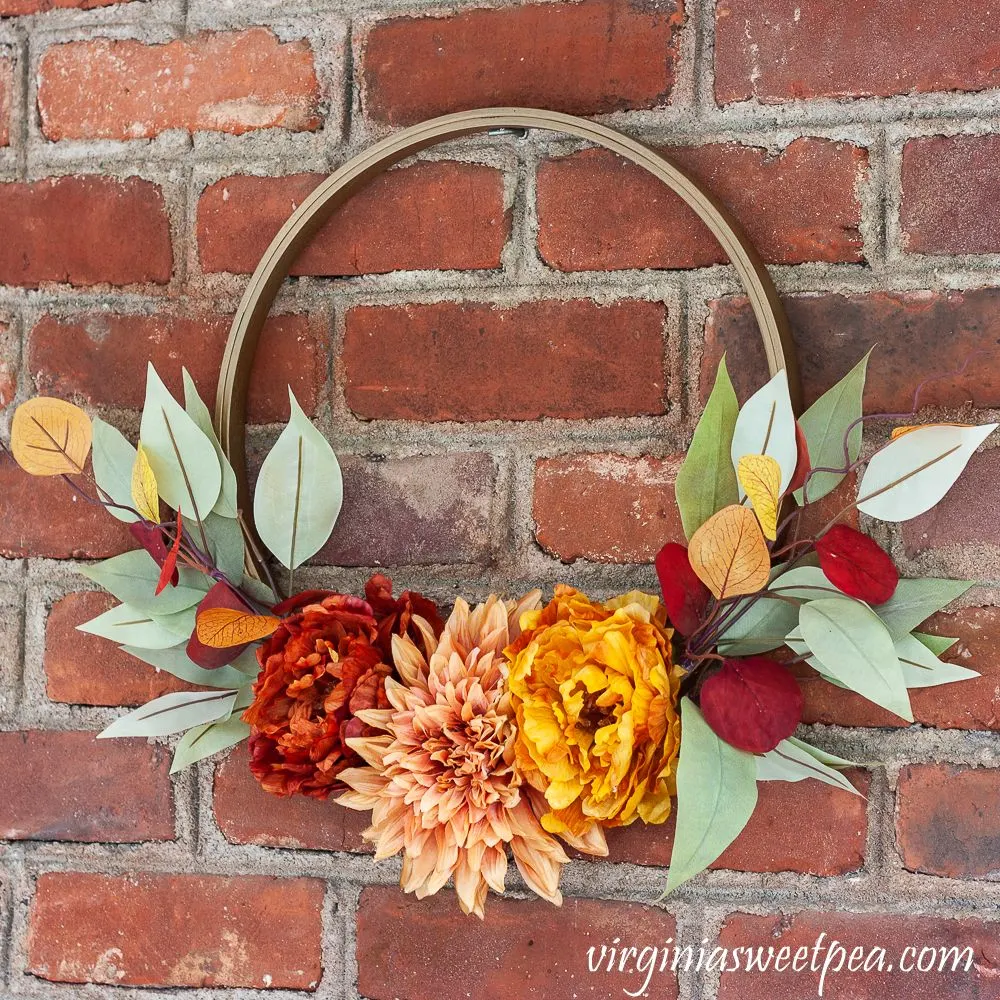 Fall Hoop Wreath