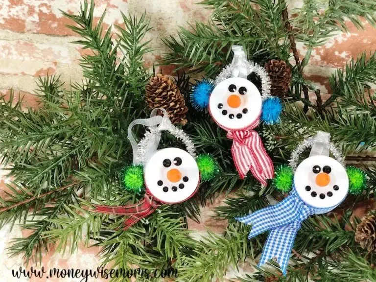 Tealight Snowman Ornament
