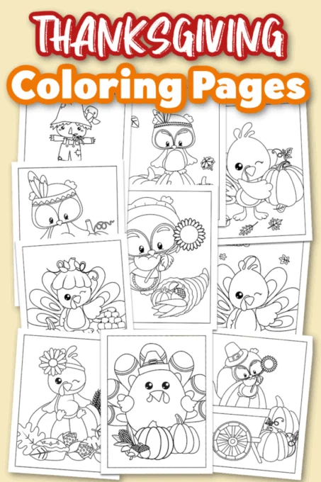 Thanksgiving Coloring Pages