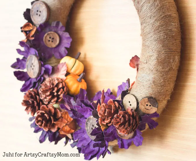 Twine and Pinecone Wreath