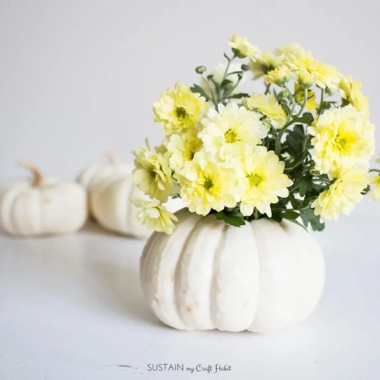 DIY Pumpkin Vase