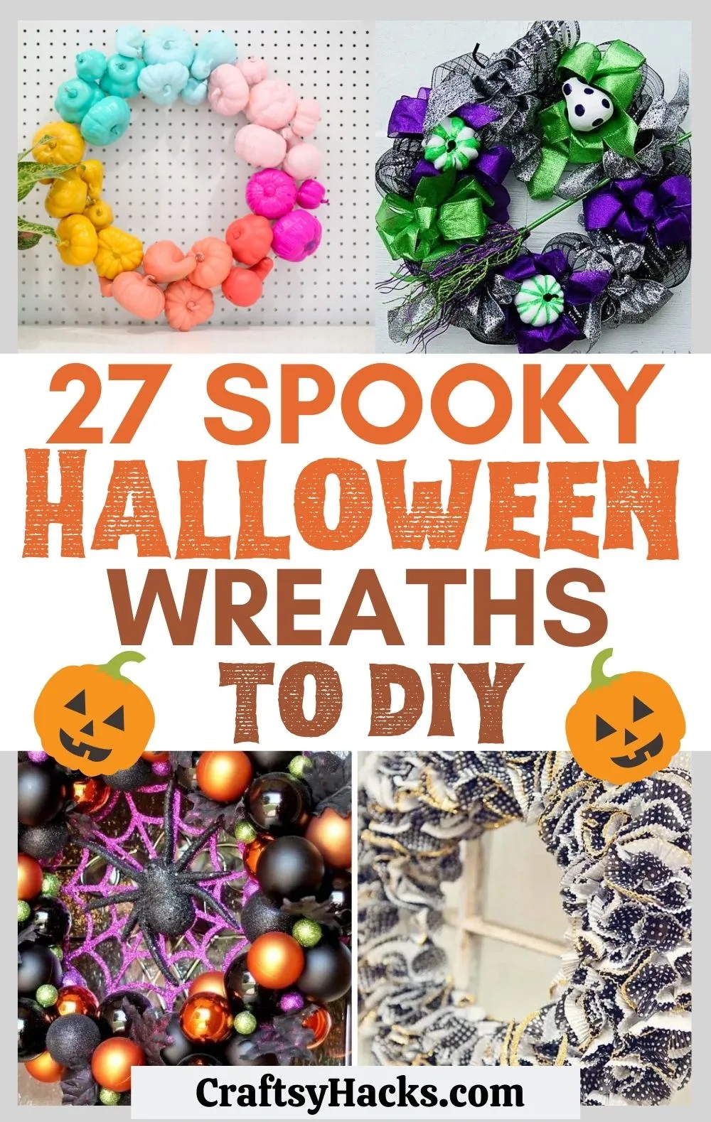 DIY Eyeball Wreath - Easy To Make Halloween Wreath Idea - Dear Creatives