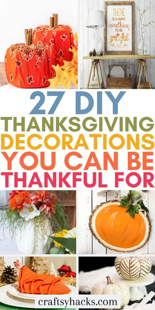 diy thanksgiving decorations