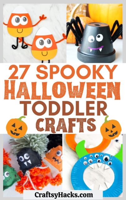 27 Easy Halloween Crafts for Toddlers - Craftsy Hacks