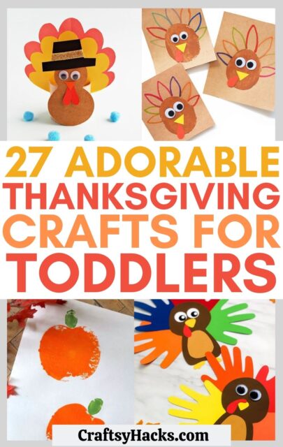 27 Thanksgiving Crafts for Toddlers - Craftsy Hacks