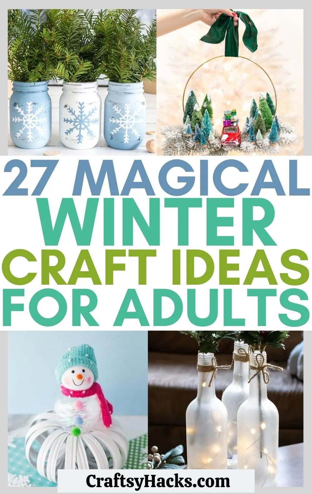 January Crafts For Adults - Happy Happy Nester