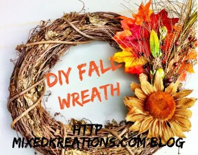 Floral Fall Wreath