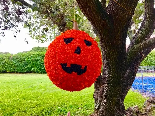 DIY Pumpkin Pinata