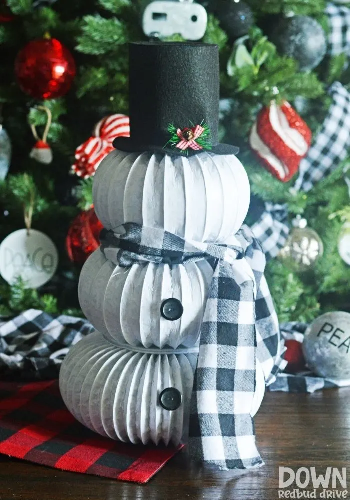 DIY Dryer Vent Snowman