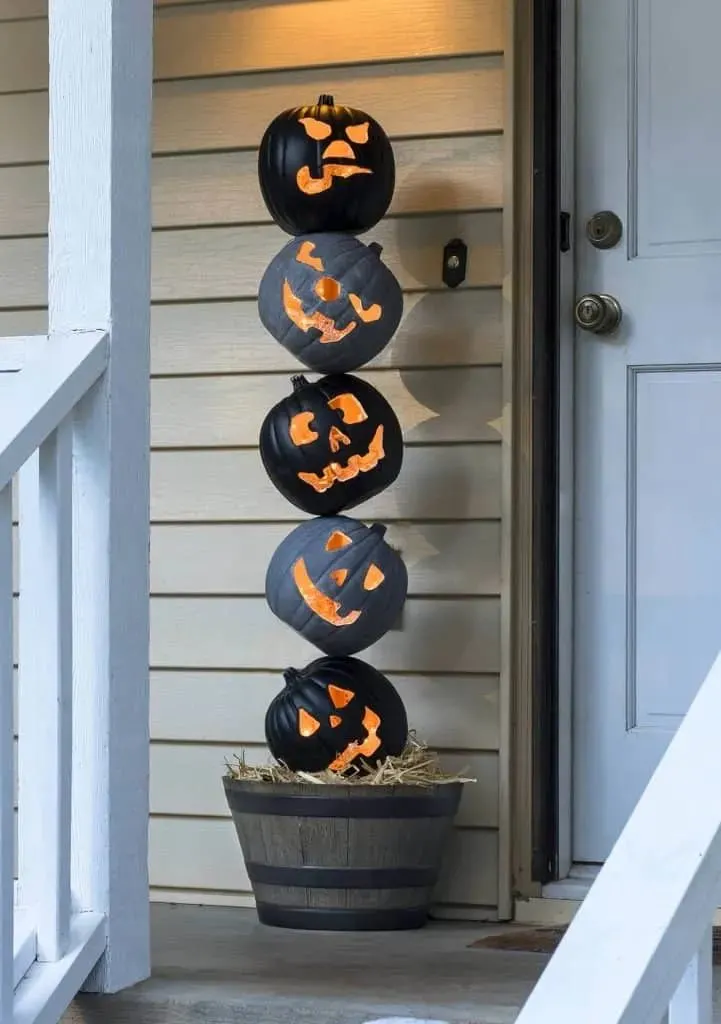 Halloween Pumpkin Topiary