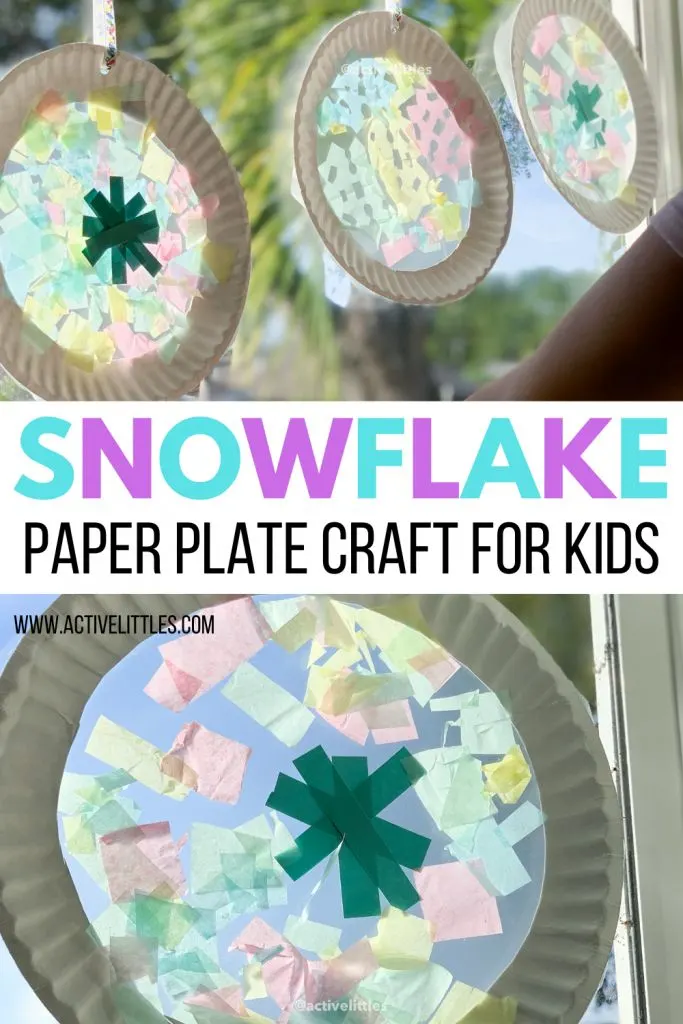 Snowflake Paper Plate Craft