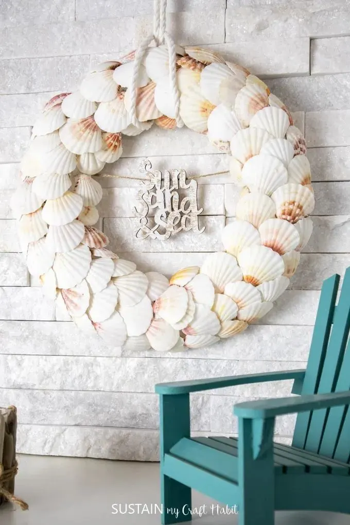 DIY Seashell Wreath