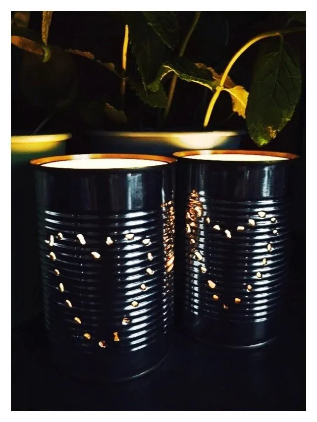 Tin Can Lanterns