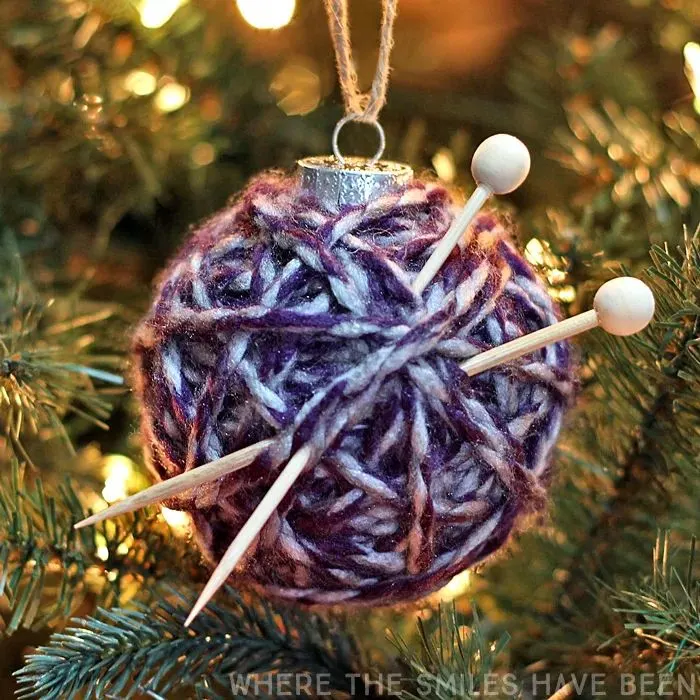 Yarn Ball Ornaments